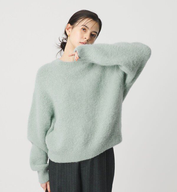 BEAUTY&YOUTH UNITED ARROWS「アルパカブレンド シャギー ニットプルオーバー」|ニット・セーター|