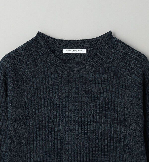 BEAUTY&YOUTH UNITED ARROWS「【WEB限定 Wardrobe DAILY MINIMAL】リブニットフレアワンピース」|ワンピース|