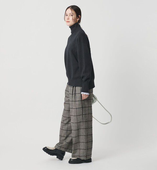 BEAUTY&YOUTH UNITED ARROWS「チェック ワイドタックパンツ」|その他|