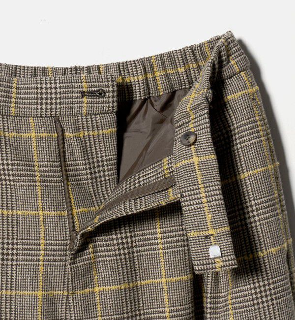 BEAUTY&YOUTH UNITED ARROWS「チェック ワイドタックパンツ」|その他|