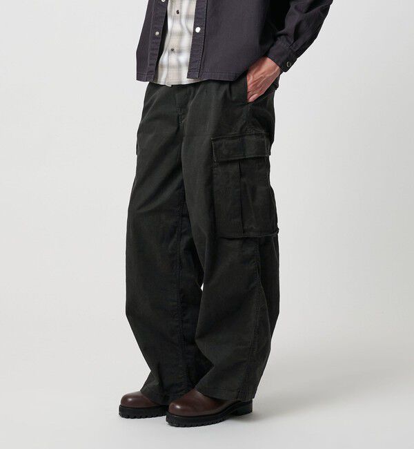 MONKEY TIME「ピグメント プリント カーゴ パンツ -セットアップ対応-」|チノ|