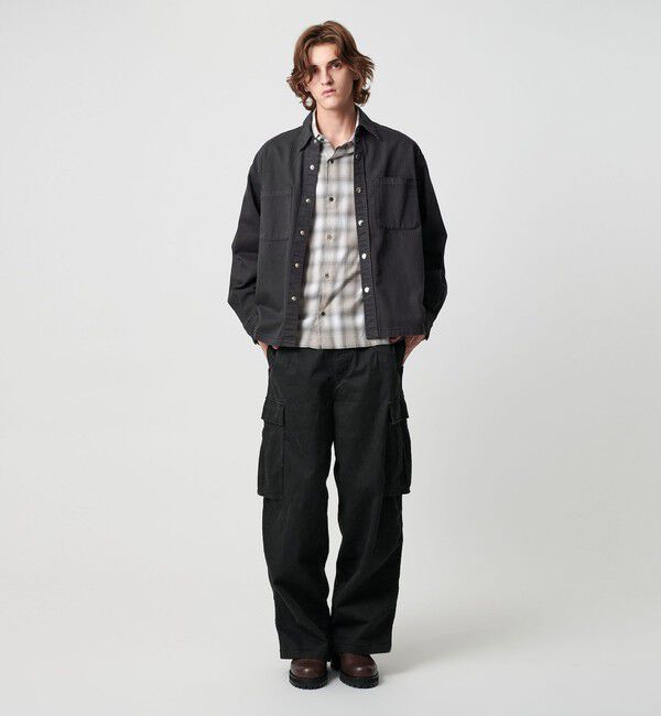 MONKEY TIME「ピグメント プリント カーゴ パンツ -セットアップ対応-」|チノ|