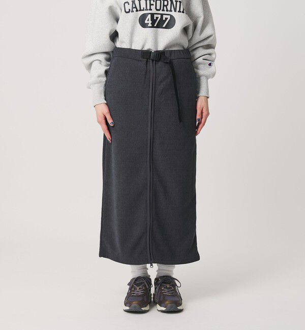 BEAUTY&YOUTH UNITED ARROWS「＜THOUSAND MILE＞フリース ジップスカート」|スカート|