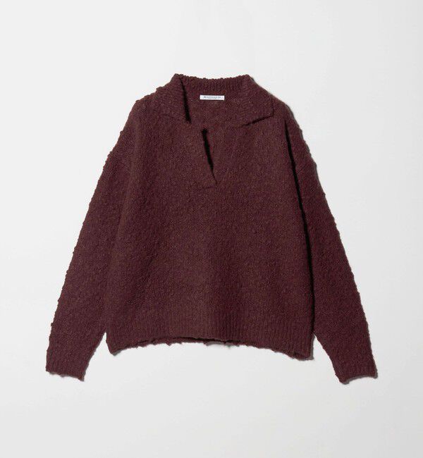 BEAUTY&YOUTH UNITED ARROWS「スラブヤーン スキッパー ニットプルオーバー」|ニット・セーター|