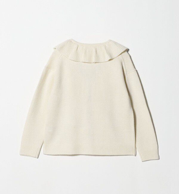 BEAUTY&YOUTH UNITED ARROWS「ウールレーヨン ラッフルフリル ニットカーディガン」|カーディガン|