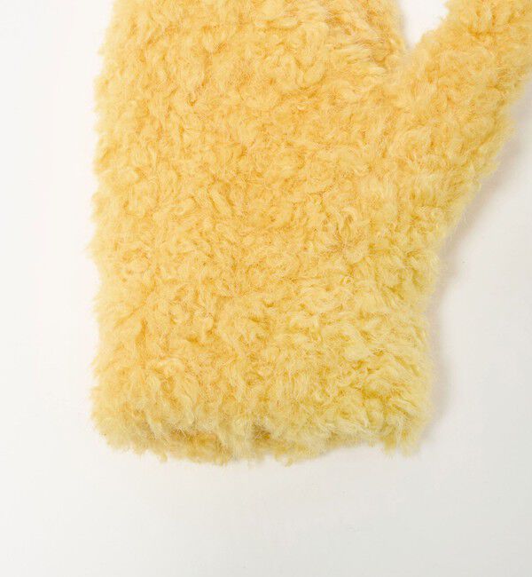 BEAUTY&YOUTH UNITED ARROWS「ストリング ボア ミトン」|手袋|