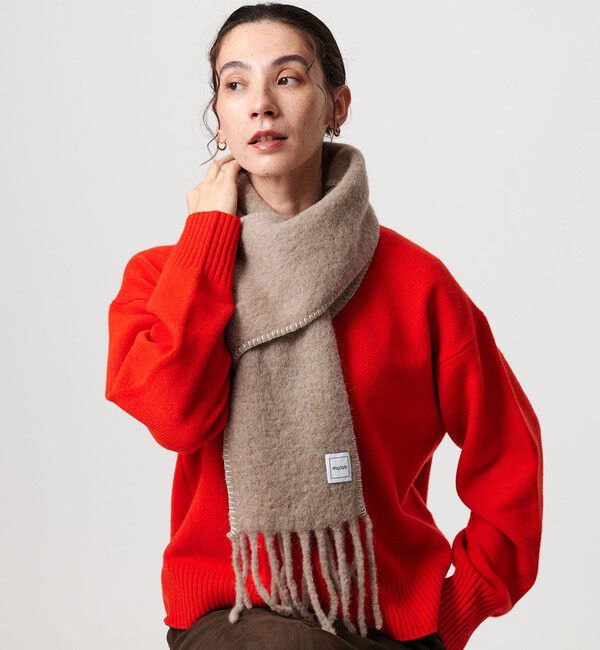 BEAUTY&YOUTH UNITED ARROWS「＜mylab＞アルパカ ステッチマフラー」|マフラー|