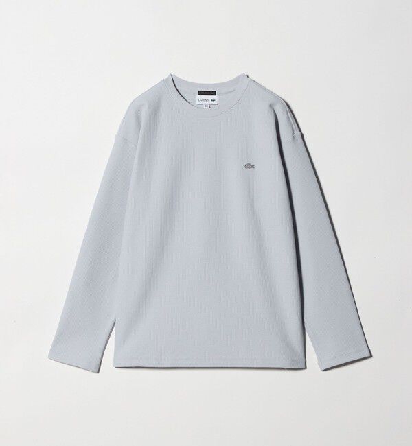 BEAUTY&YOUTH UNITED ARROWS「＜LACOSTE for BEAUTY&YOUTH＞ワントーン ロング スリーブ カットソー」|Tシャツ・カットソー|LT.GRAY