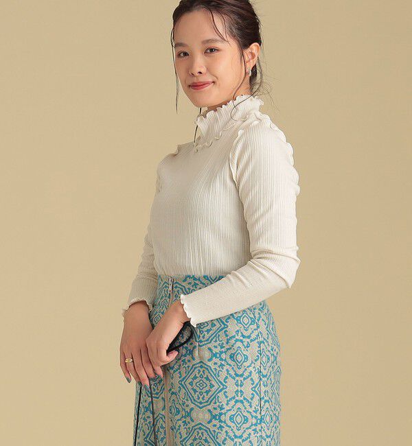 Ray BEAMS 「ランダム リブ メロー ハイネック カットソー」|Tシャツ・カットソー|