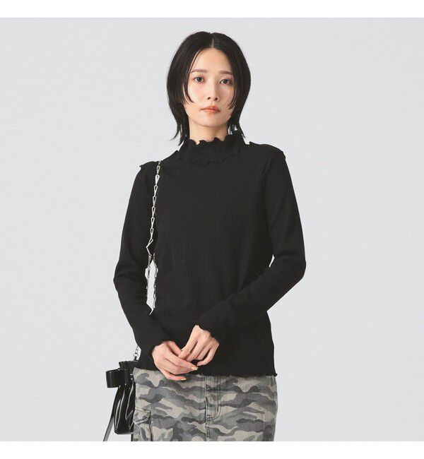 Ray BEAMS 「ランダム リブ メロー ハイネック カットソー」|Tシャツ・カットソー|