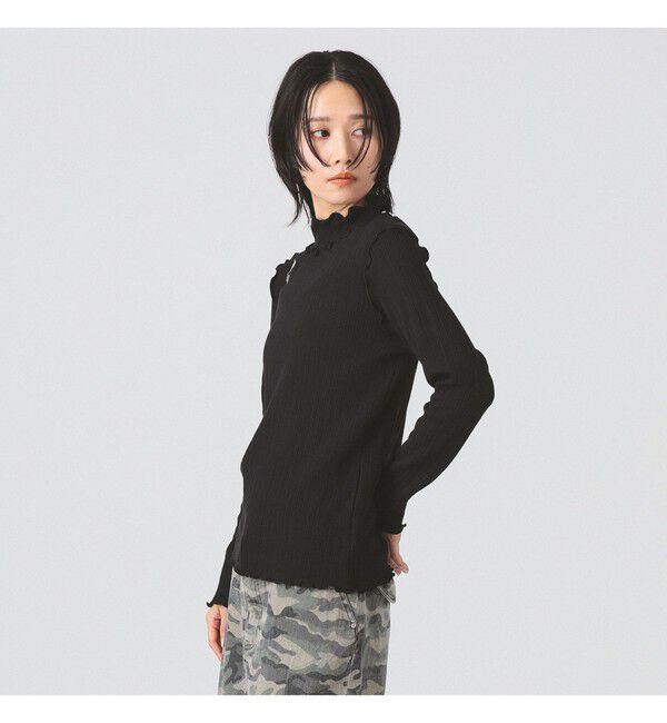 Ray BEAMS 「ランダム リブ メロー ハイネック カットソー」|Tシャツ・カットソー|