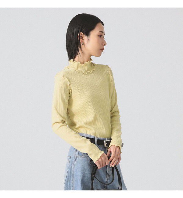 Ray BEAMS 「ランダム リブ メロー ハイネック カットソー」|Tシャツ・カットソー|