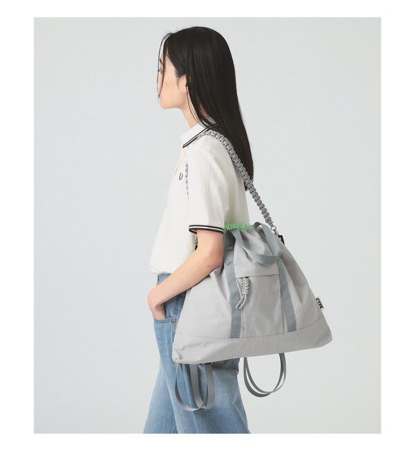 Ray BEAMS 「CONTROL FREAK / ナイロン 3Way トートバッグ」|トートバッグ|GREY