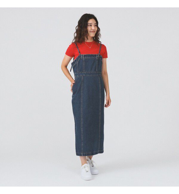 Ray BEAMS 「デニム タイト キャミ ワンピース」|ワンピース|