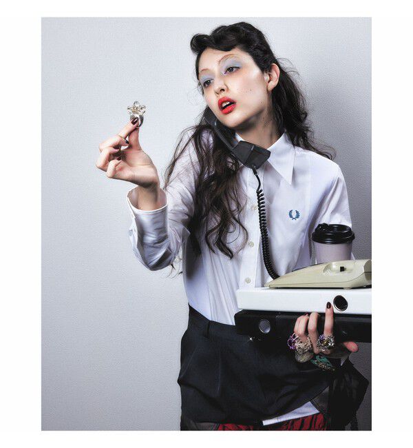 Ray BEAMS 「【別注】FRED PERRY / PANELLED SHIRT」|シャツ・ブラウス|