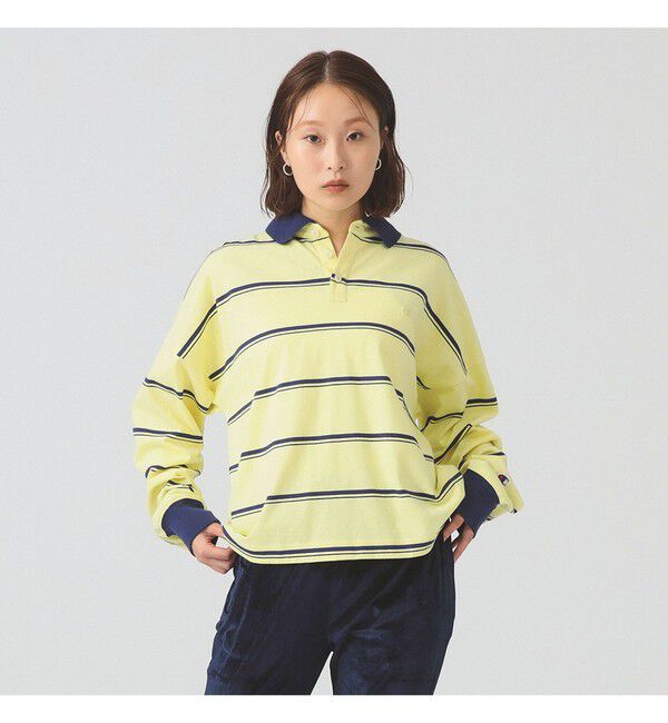 Ray BEAMS 「【別注】Champion / ボーダー ポロシャツ」|ポロシャツ|