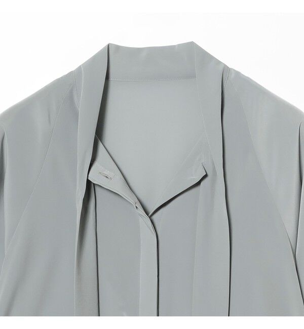 Demi-Luxe BEAMS 「AK+1 / オーバータイ ブラウス」|シャツ・ブラウス|