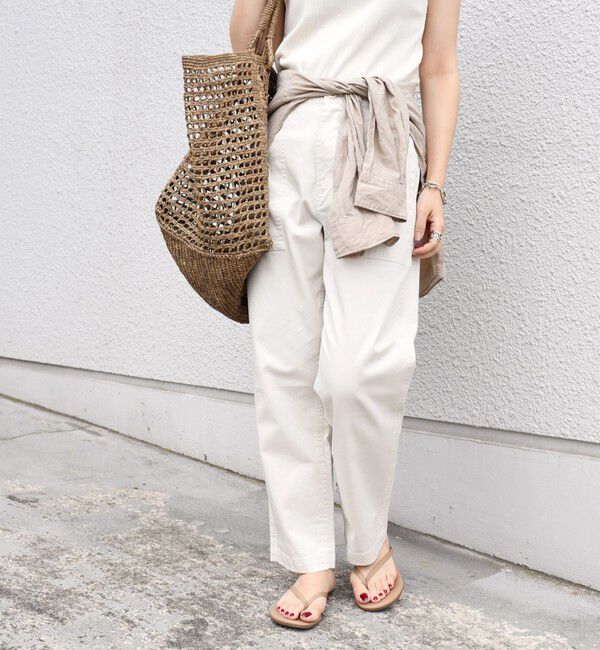 SHIPS for women「【WEB限定】ストレッチ ベーシック ベイカー パンツ」|その他|