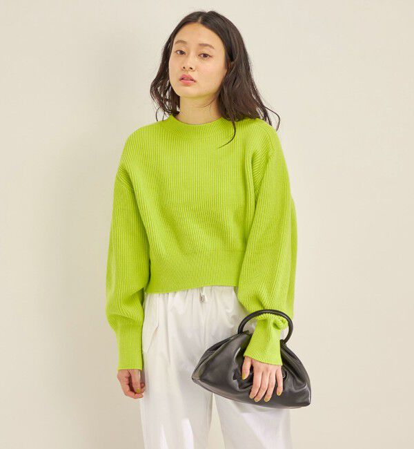 SHIPS for women「〈手洗い可能〉コットンポリ ローゲージ クルーネック プルオーバー◇」|ニット・セーター|