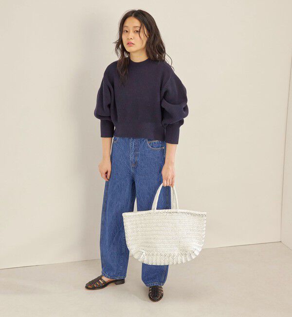 SHIPS for women「〈手洗い可能〉コットンポリ ローゲージ クルーネック プルオーバー◇」|ニット・セーター|