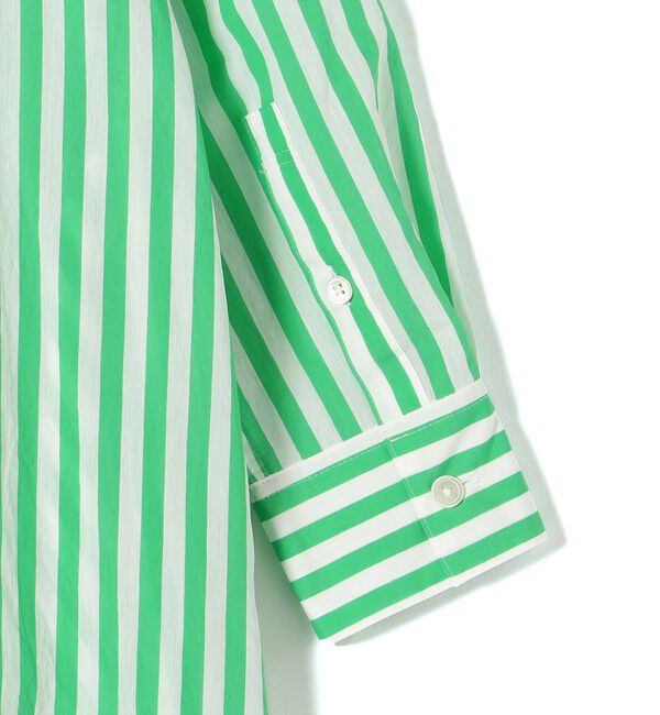 SHIPS for women「〈手洗い可能〉MANTECO カラー ストライプ ワンピース」|ワンピース|