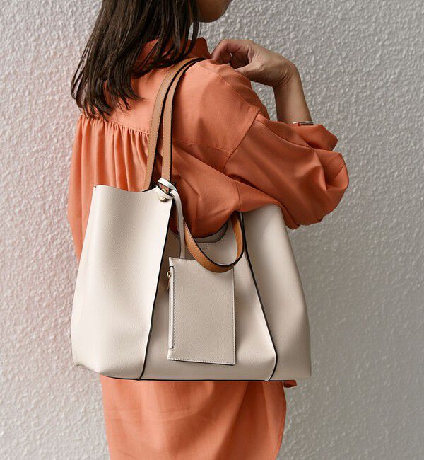 SHIPS any「【WEB限定】SHIPS any: 2WAY ハンドル トートバッグ」|トートバッグ|