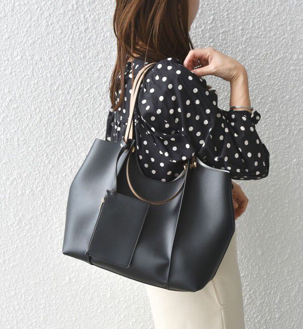 SHIPS any「【WEB限定】SHIPS any: 2WAY ハンドル トートバッグ」|トートバッグ|