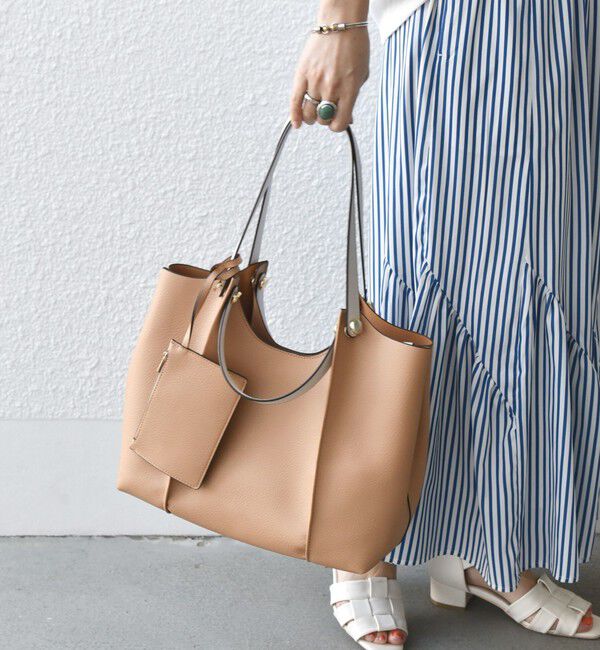 SHIPS any「【WEB限定】SHIPS any: 2WAY ハンドル トートバッグ」|トートバッグ|