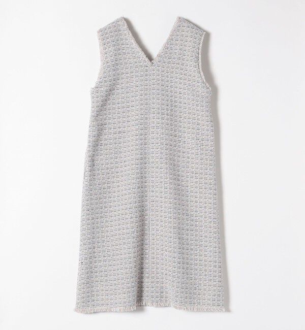 SHIPS any「SHIPS any: ツイード Aライン ジャンパースカート」|ワンピース|