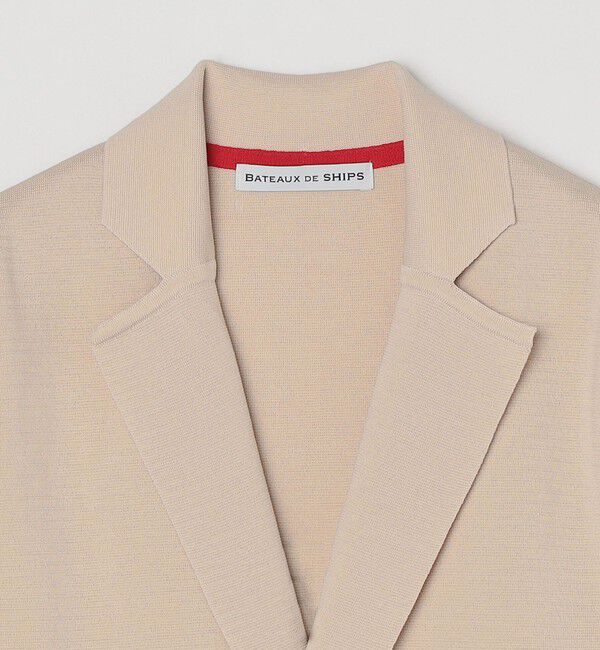 SHIPS「BATEAUX DE SHIPS: ミラノリブ ダブルブレスト ジャケット」|テーラードジャケット|