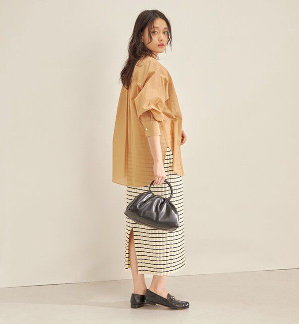 SHIPS for women「〈手洗い可能〉フェルガナ コットン ランダム リブ タイト スカート ◇」|スカート|