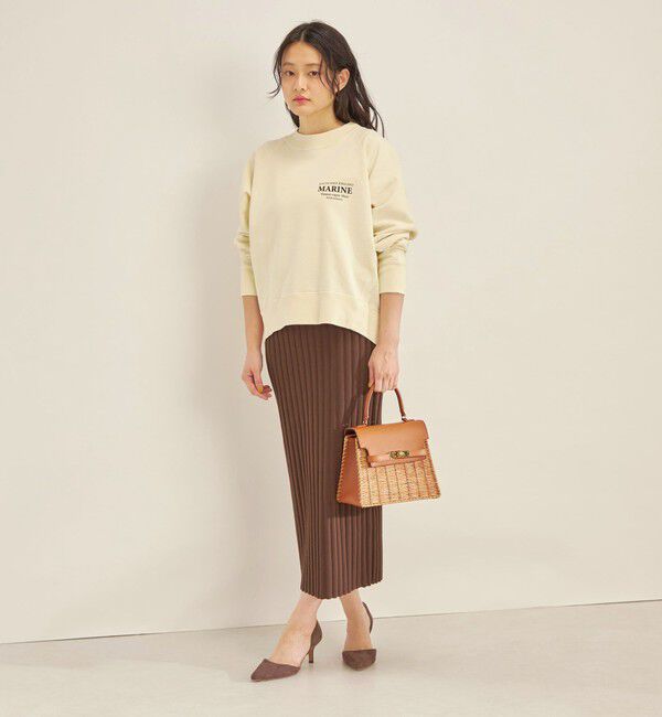 SHIPS for women「〈手洗い可能〉フェルガナ コットン ランダム リブ タイト スカート ◇」|スカート|