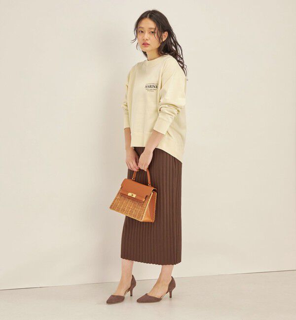 SHIPS for women「〈手洗い可能〉フェルガナ コットン ランダム リブ タイト スカート ◇」|スカート|