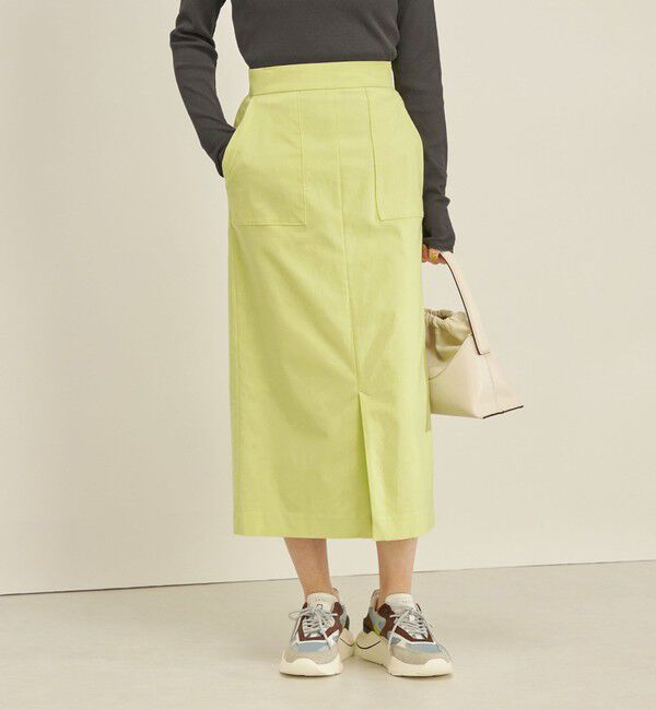 SHIPS for women「〈手洗い可能〉ハイストレッチ カラー タイト スカート」|スカート|