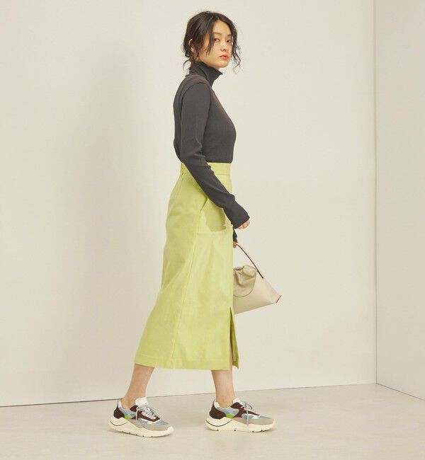 SHIPS for women「〈手洗い可能〉ハイストレッチ カラー タイト スカート」|スカート|