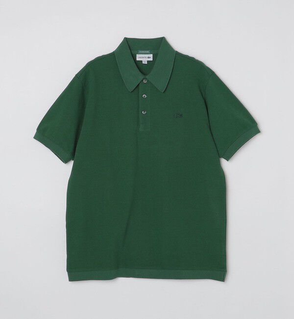 SHIPS「【SHIPS別注】LACOSTE: クラシック ニットリブ ポロシャツ」|ポロシャツ|