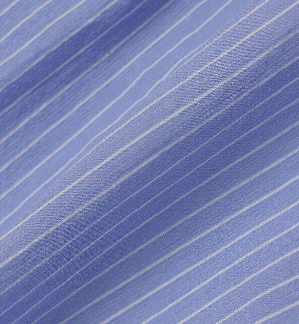 SHIPS「SHIPS: ボイル セミワイドカラー ストライプ ショートスリーブ シャツ」|シャツ・ブラウス|