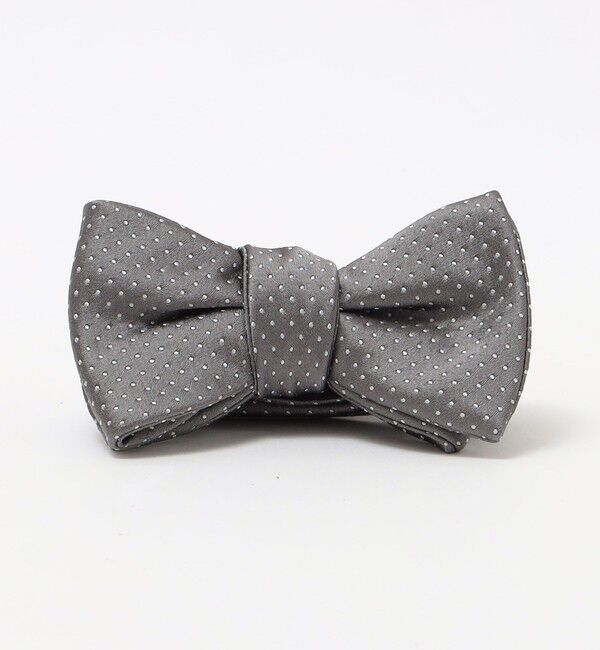 SHIPS「SHIPS: フォサッティ ピンドット 蝶ネクタイ」|ネクタイ・蝶ネクタイ|チャコールグレー