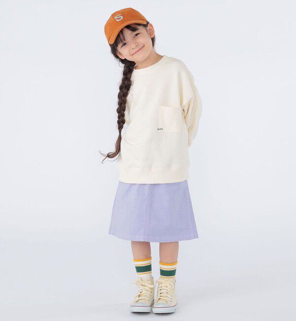 SHIPS KIDS「【WEB限定】SHIPS KIDS:100～160cm / マイクロ ロゴ スウェット」|スウェット・ジャージ|