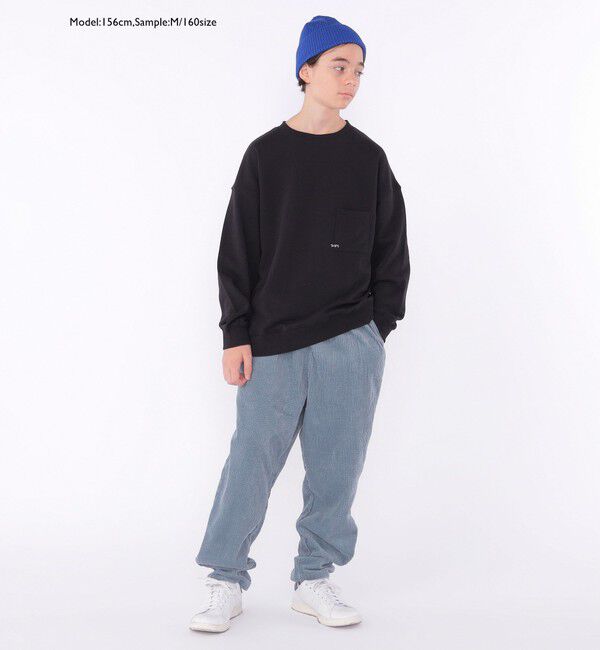 SHIPS KIDS「【WEB限定】SHIPS KIDS:100～160cm / マイクロ ロゴ スウェット」|スウェット・ジャージ|