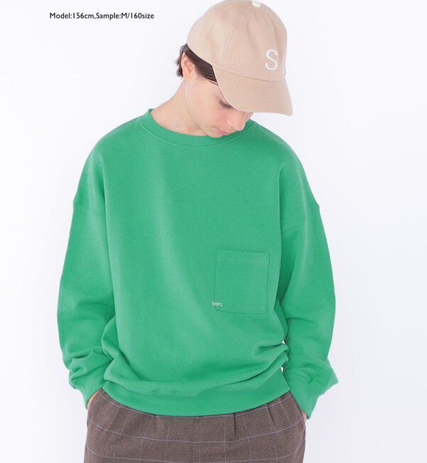 SHIPS KIDS「【WEB限定】SHIPS KIDS:100～160cm / マイクロ ロゴ スウェット」|スウェット・ジャージ|