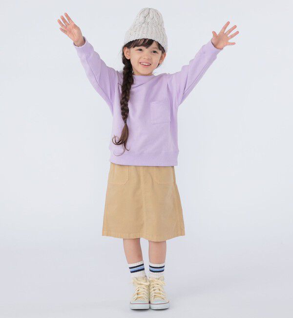 SHIPS KIDS「【WEB限定】SHIPS KIDS:100～160cm / マイクロ ロゴ スウェット」|スウェット・ジャージ|