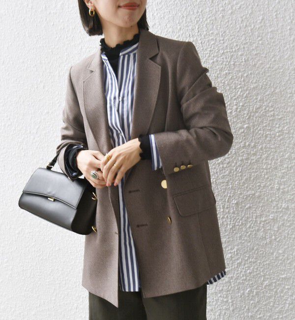 SHIPS any「SHIPS any:〈洗濯機可能〉アイビー ブレザー ダブル ジャケット」|テーラードジャケット|