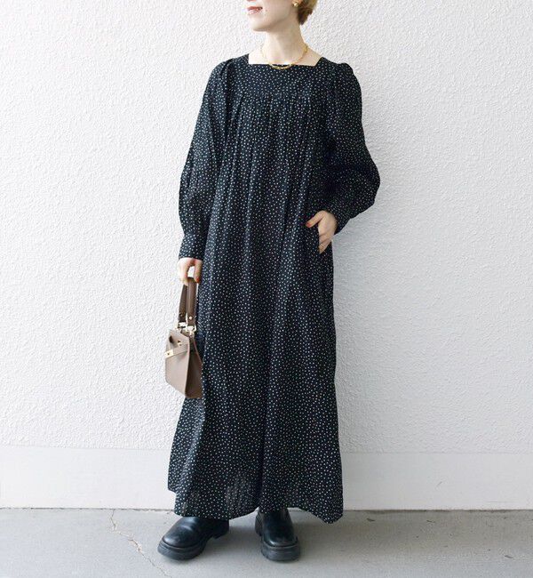 SHIPS any「【SHIPS any別注】MIYAKO TAKAYAMA &times; SHIPS any: ドット マキシ ワンピース」|ワンピース|