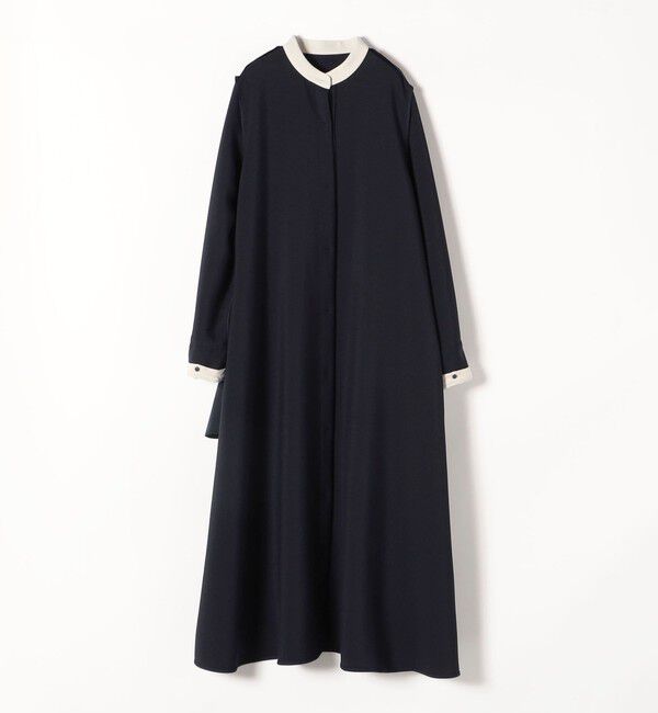 SHIPS any「《一部追加予約》SHIPS any:〈洗濯機可能〉ダブルクロス Aライン シャツワンピース」|ワンピース|