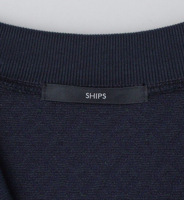 SHIPS「SHIPS: 〈洗濯機可能〉ジャカード 小紋柄 Vネック カーディガン」|カーディガン|