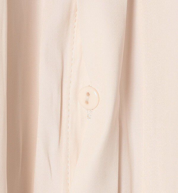 SHIPS Colors 「SHIPS Colors:〈洗濯機可能〉サテン ギャザー シャツ◇」|シャツ・ブラウス|