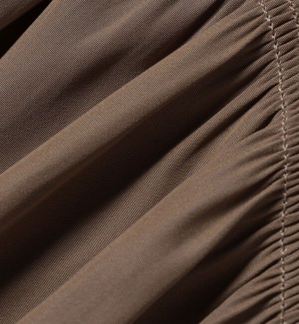 SHIPS Colors 「SHIPS Colors:〈洗濯機可能〉サテン ギャザー シャツ◇」|シャツ・ブラウス|