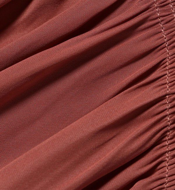 SHIPS Colors 「SHIPS Colors:〈洗濯機可能〉サテン ギャザー シャツ◇」|シャツ・ブラウス|