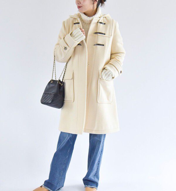 quaranciel「quaranciel: PONTETORTO Aライン スタイル ダッフルコート」|ダッフルコート|